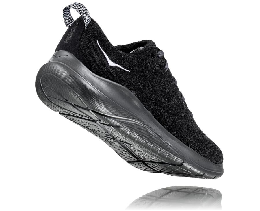 Chaussure Running Hoka One One Hupana Flow Wool Homme - Noir - FPC-394765